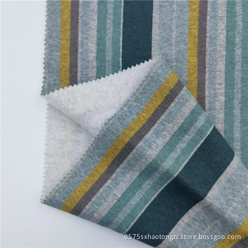 Polyester Cotton Striped T/C Coat Printing Knit Fabric